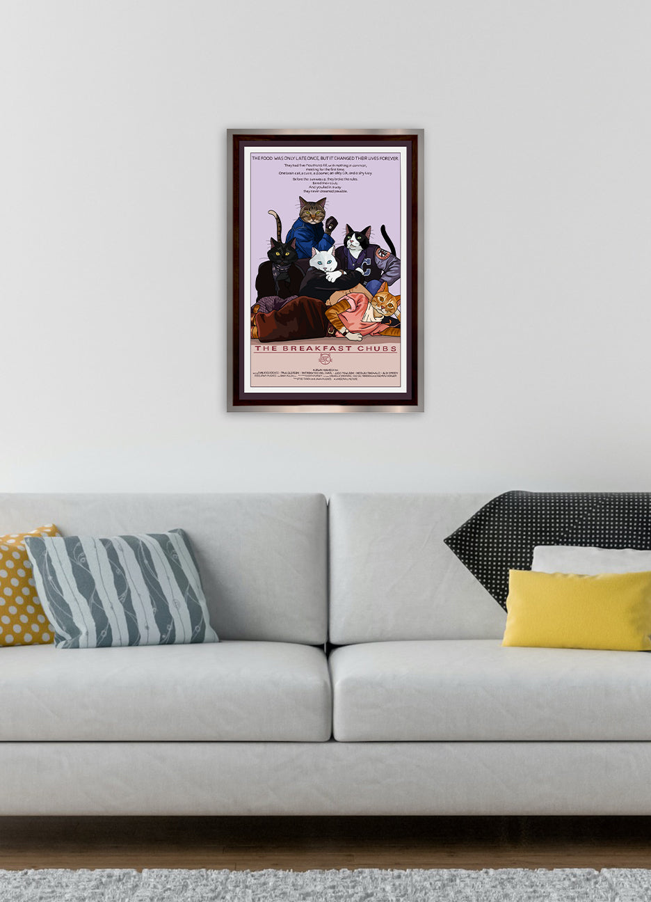 The Breakfast Chubs Unframed Print