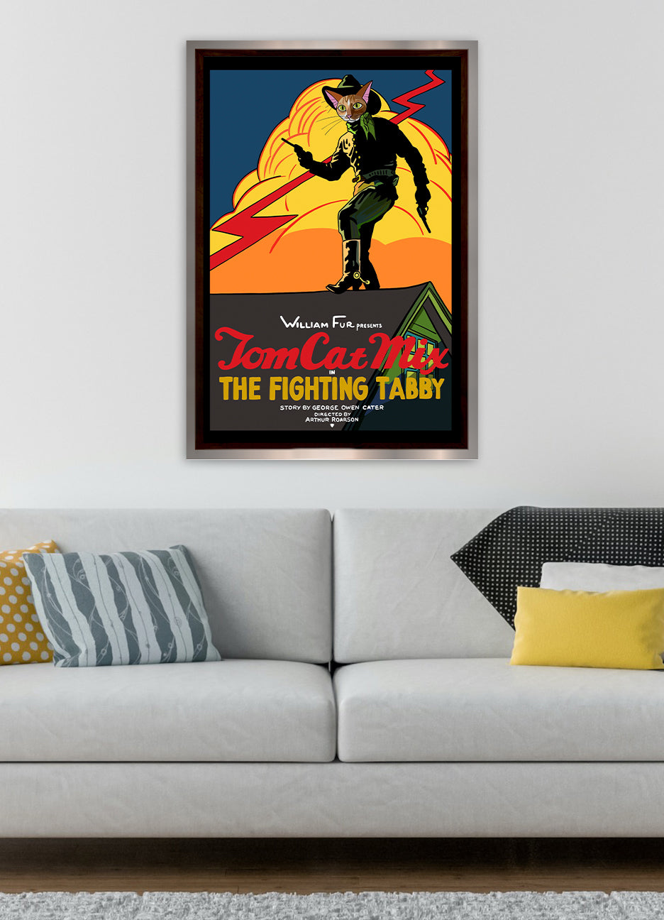 The Fighting Tabby Unframed Print