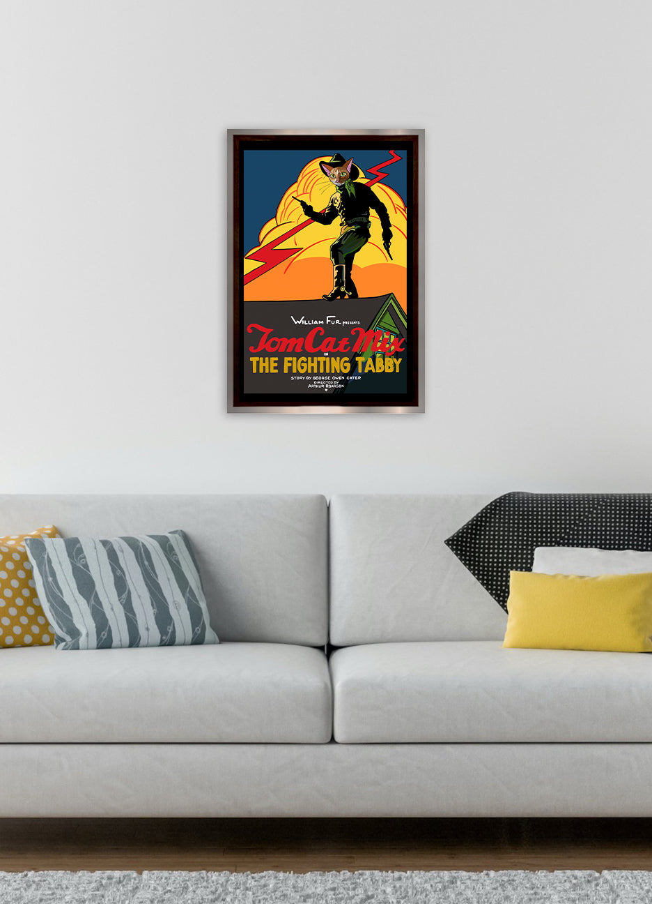The Fighting Tabby Unframed Print