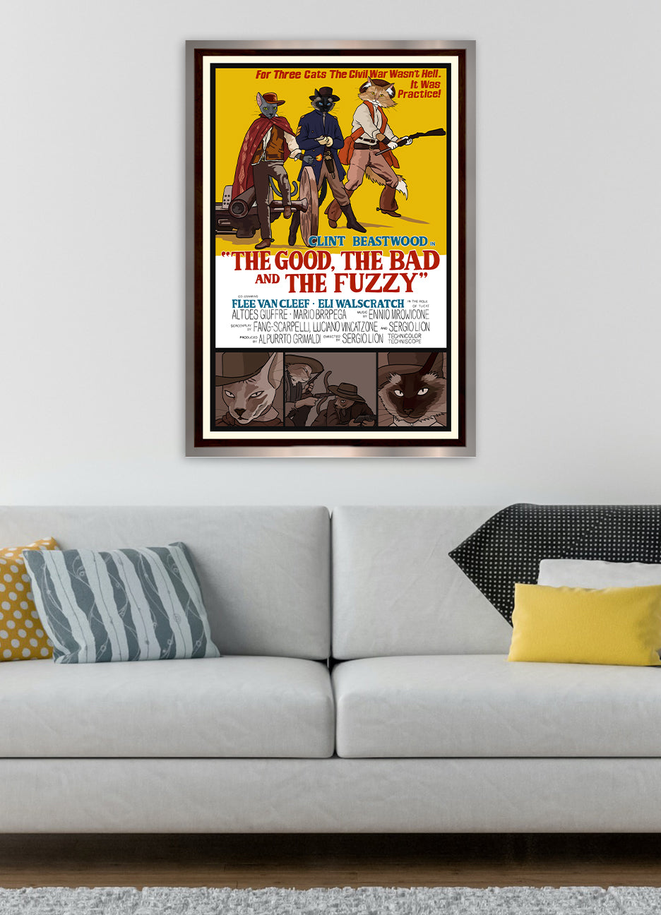The Good, the Bad and the Fuzzy Unframed Print