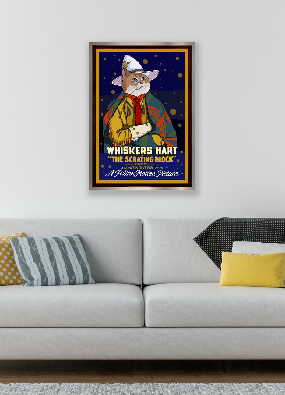 The Scratching Block Unframed Print