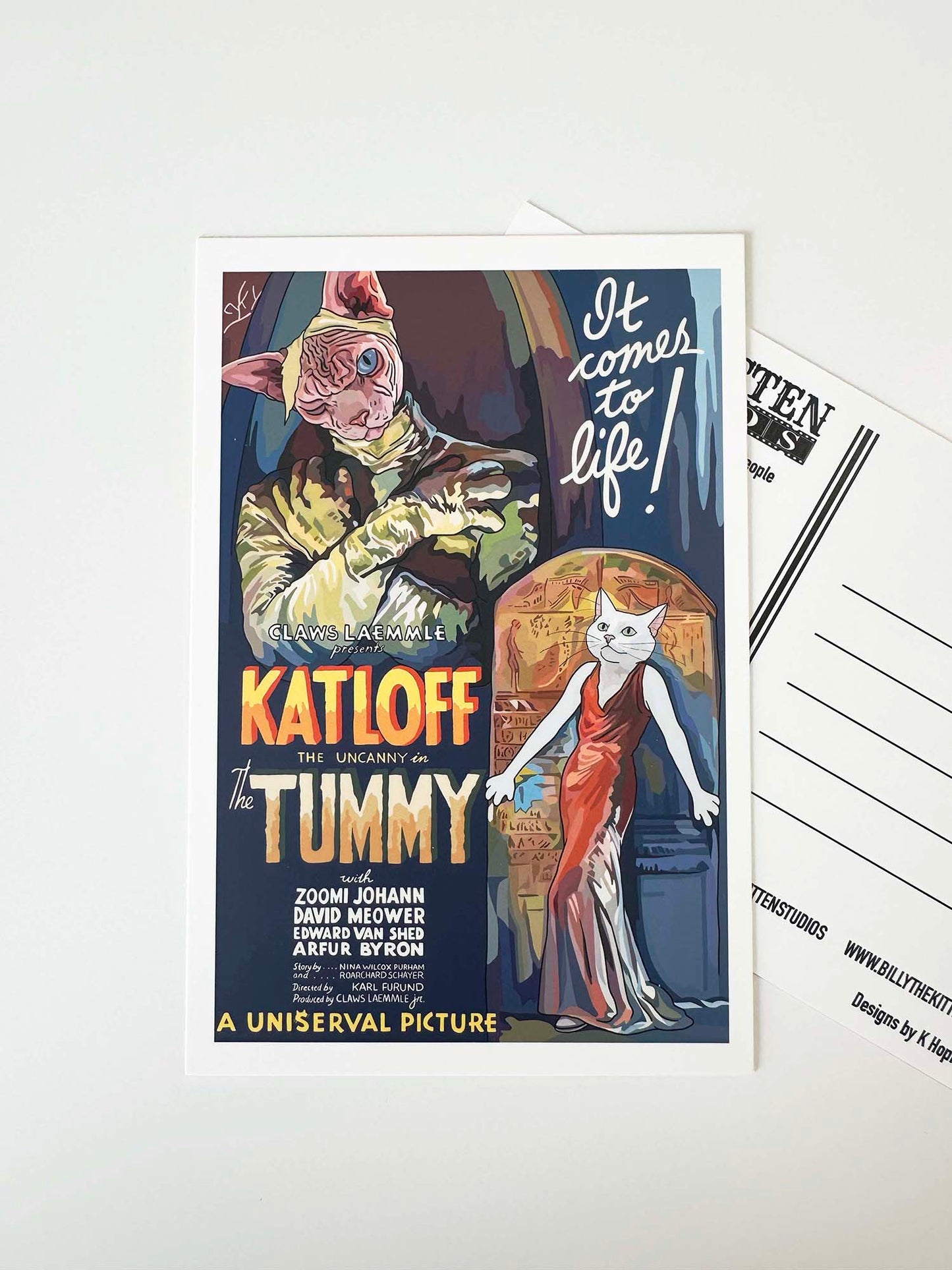 The Tummy 1932 Postcard