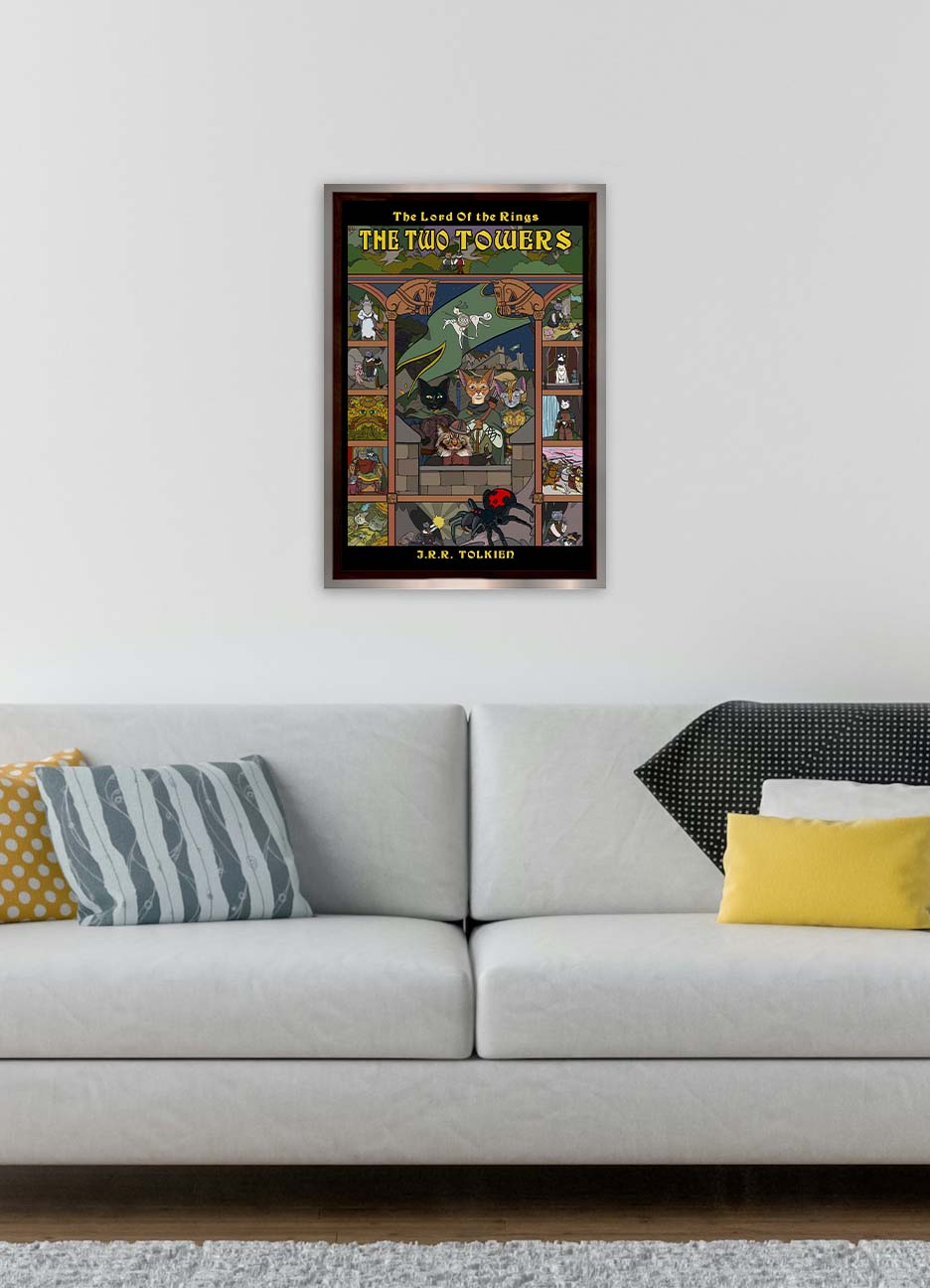 The Two Towers Unframed Print