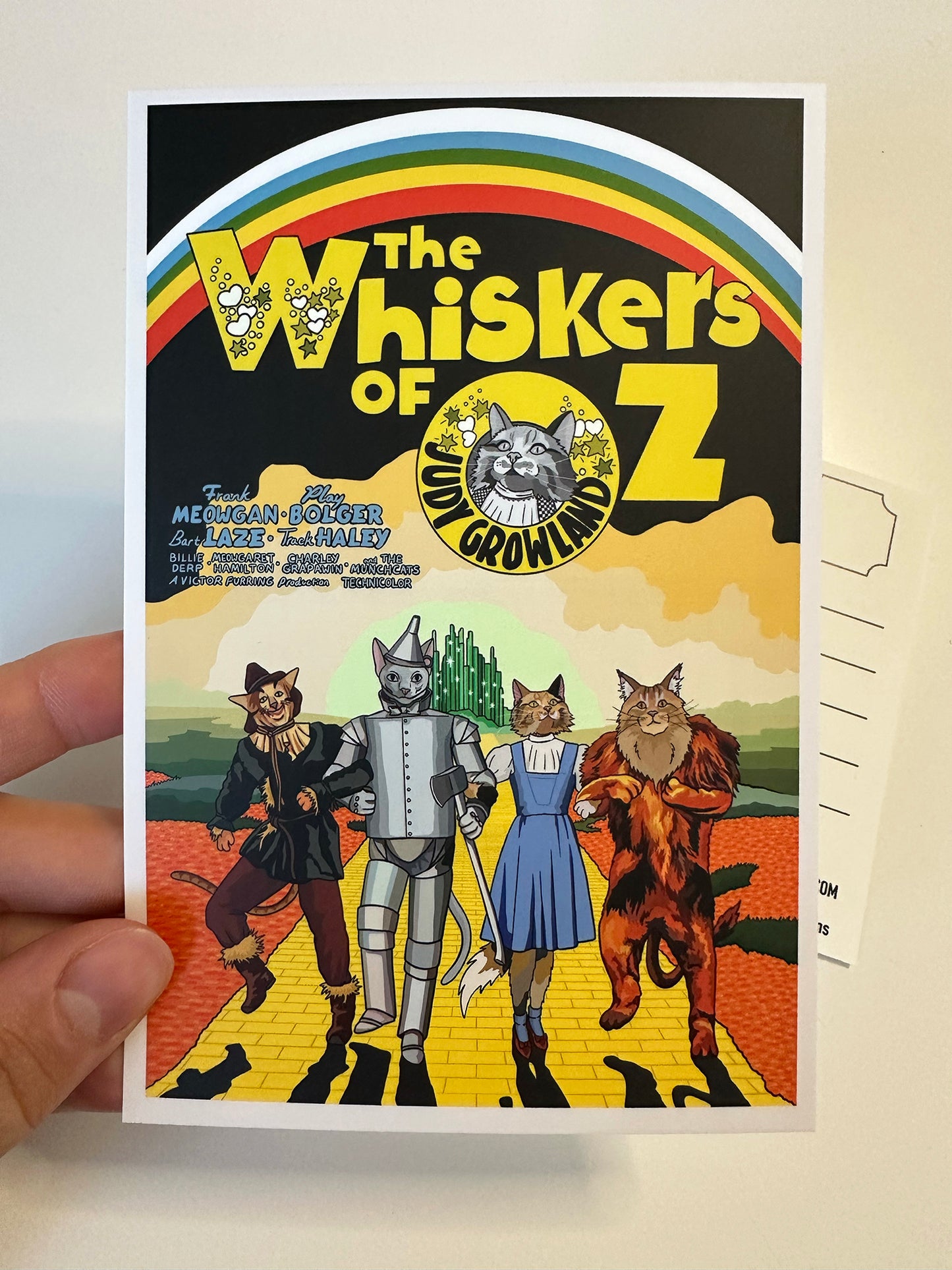 The Whiskers of Oz Postcard