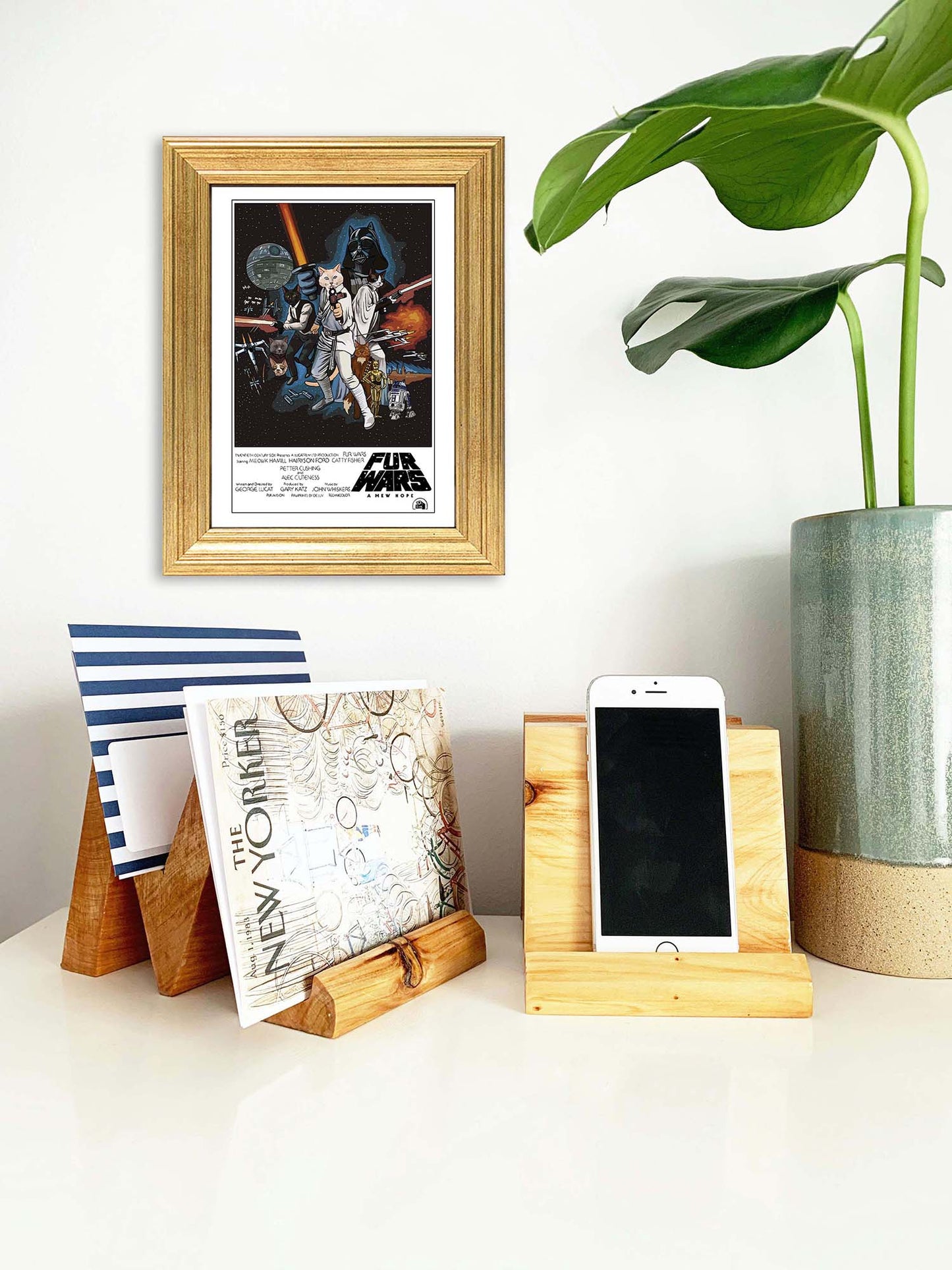 Fur Wars A Mew Hope Unframed Print