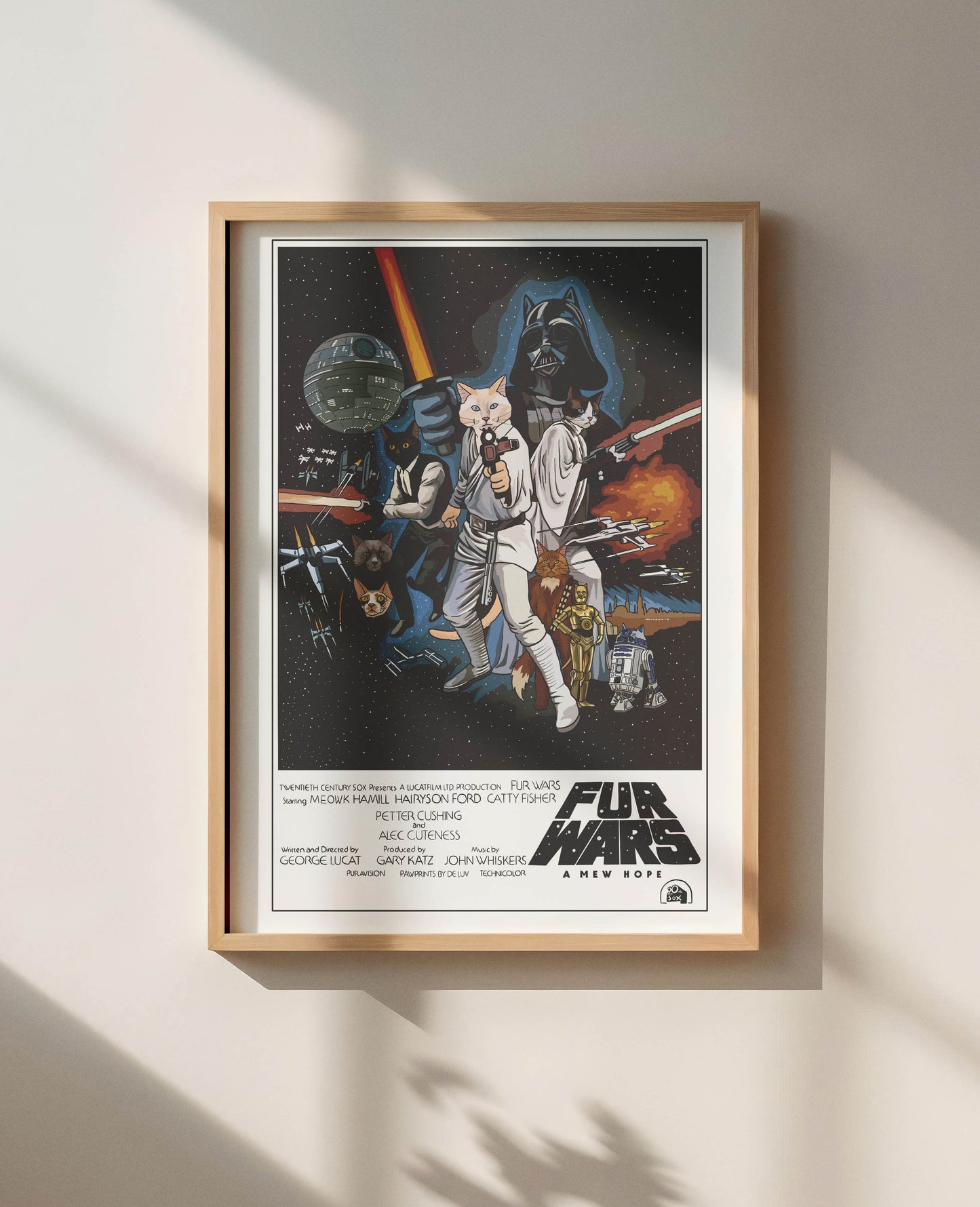 Fur Wars A Mew Hope Unframed Print