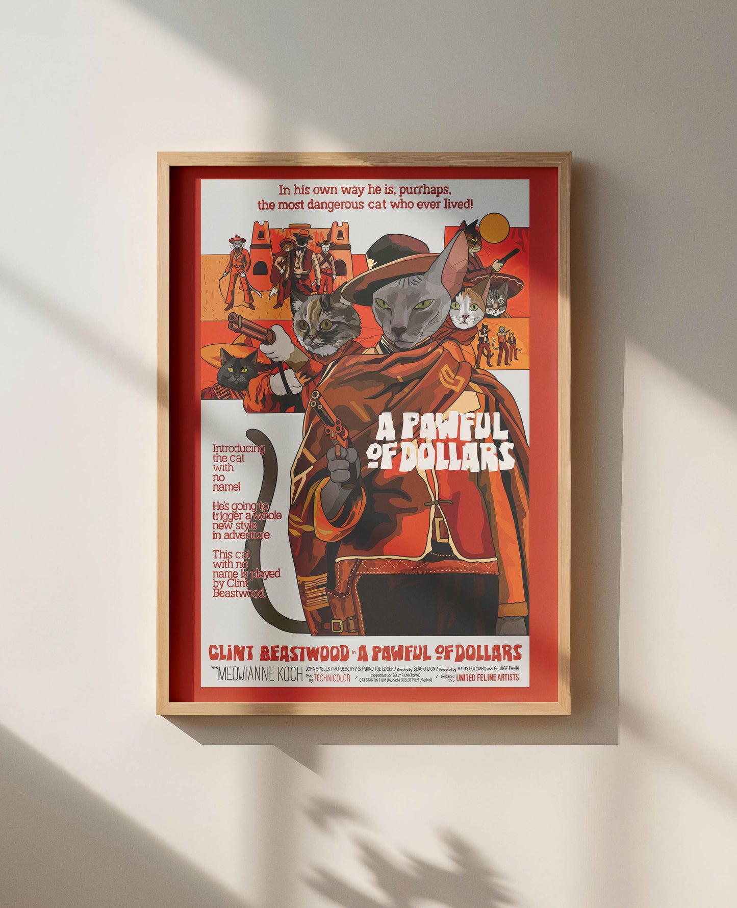 A Pawful of Dollars Unframed Print