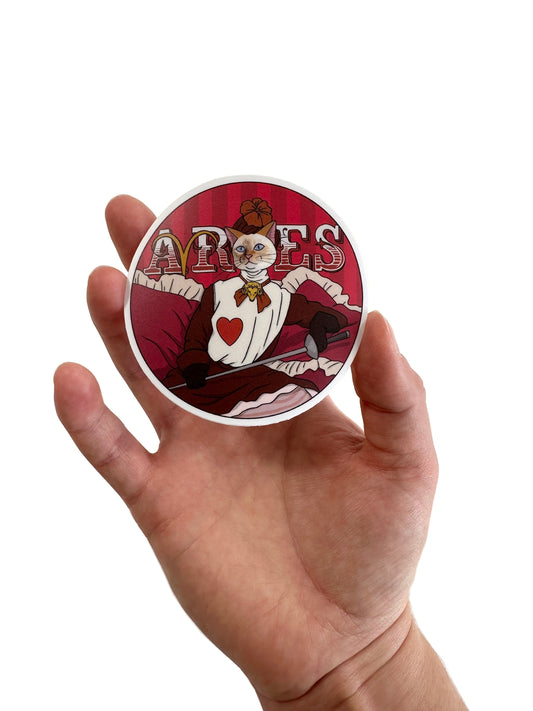 Aries Catstrology 3" Vinyl Sticker