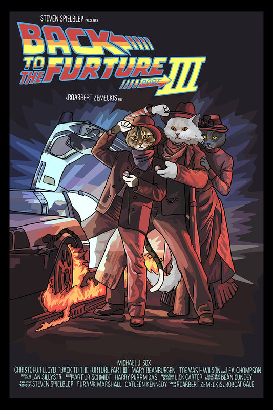 Back to the Furture Par III Unframed Print