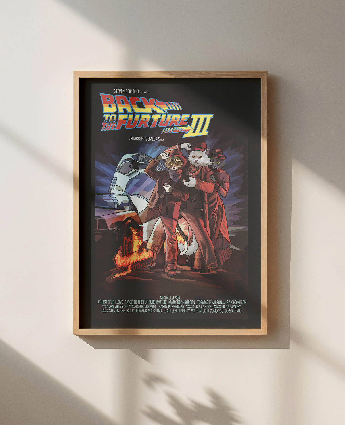 Back to the Furture Par III Unframed Print