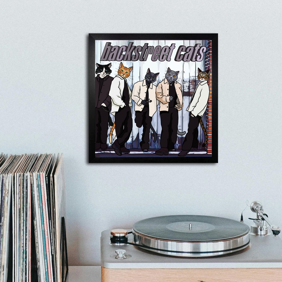 Backstreet Cats Unframed Print