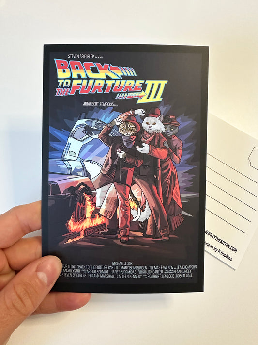 Back to the Furture Part III Postcard