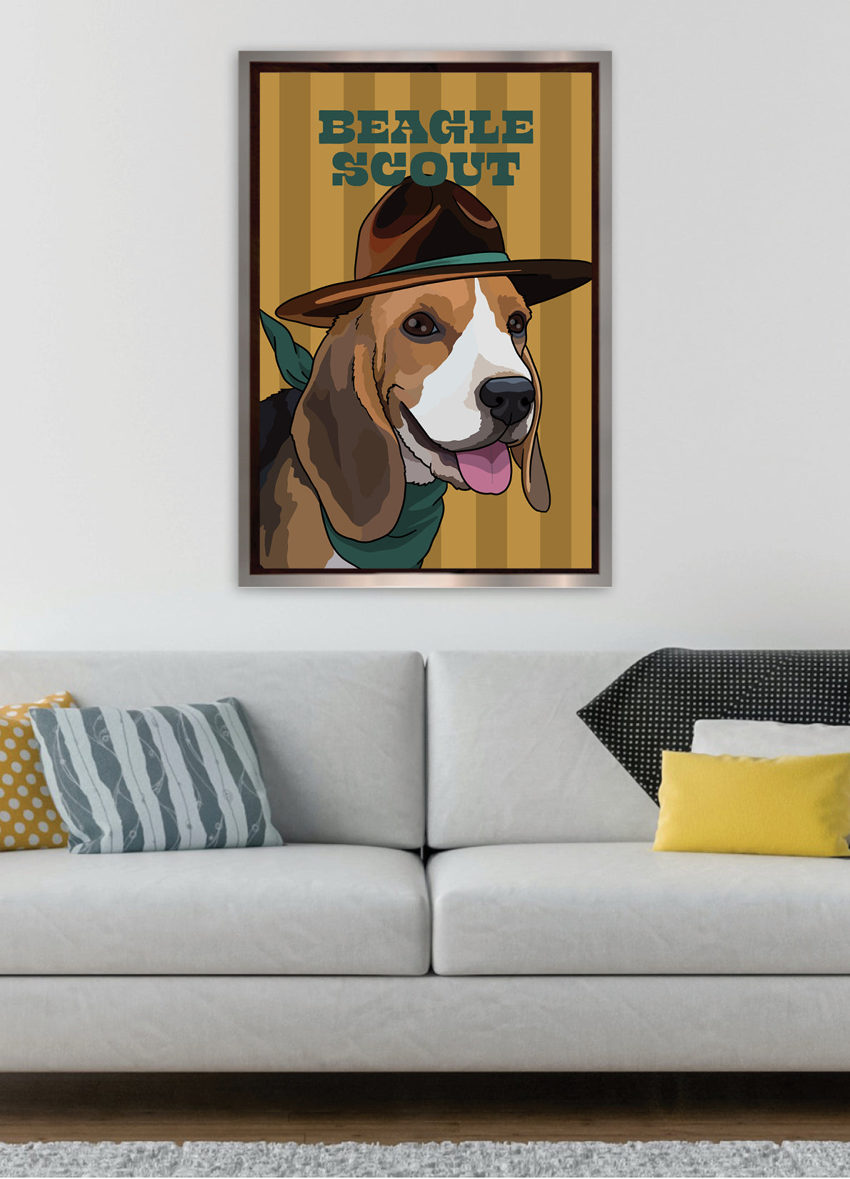 Beagle Scout (Beagle) Unframed Print
