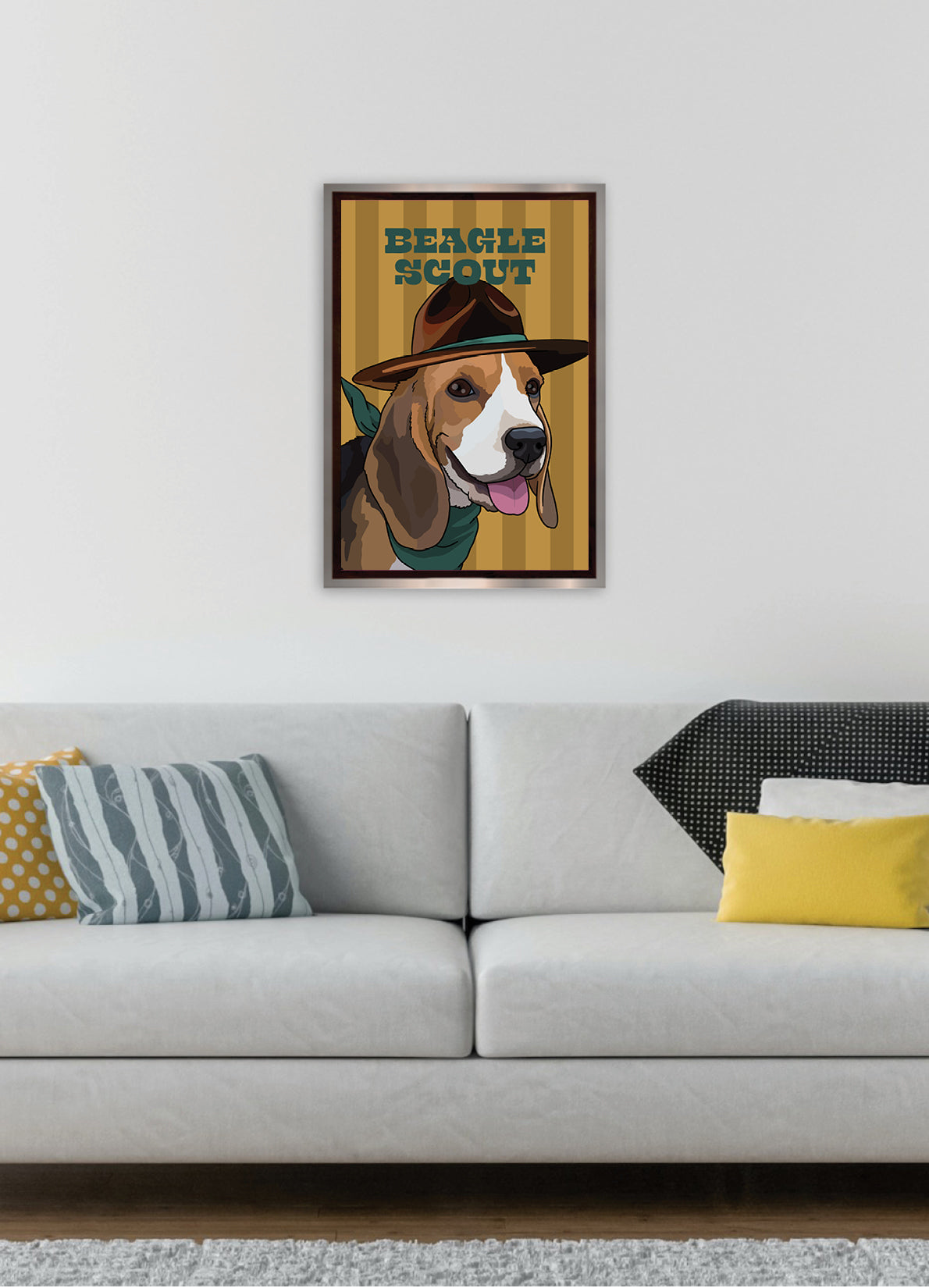 Beagle Scout (Beagle) Unframed Print