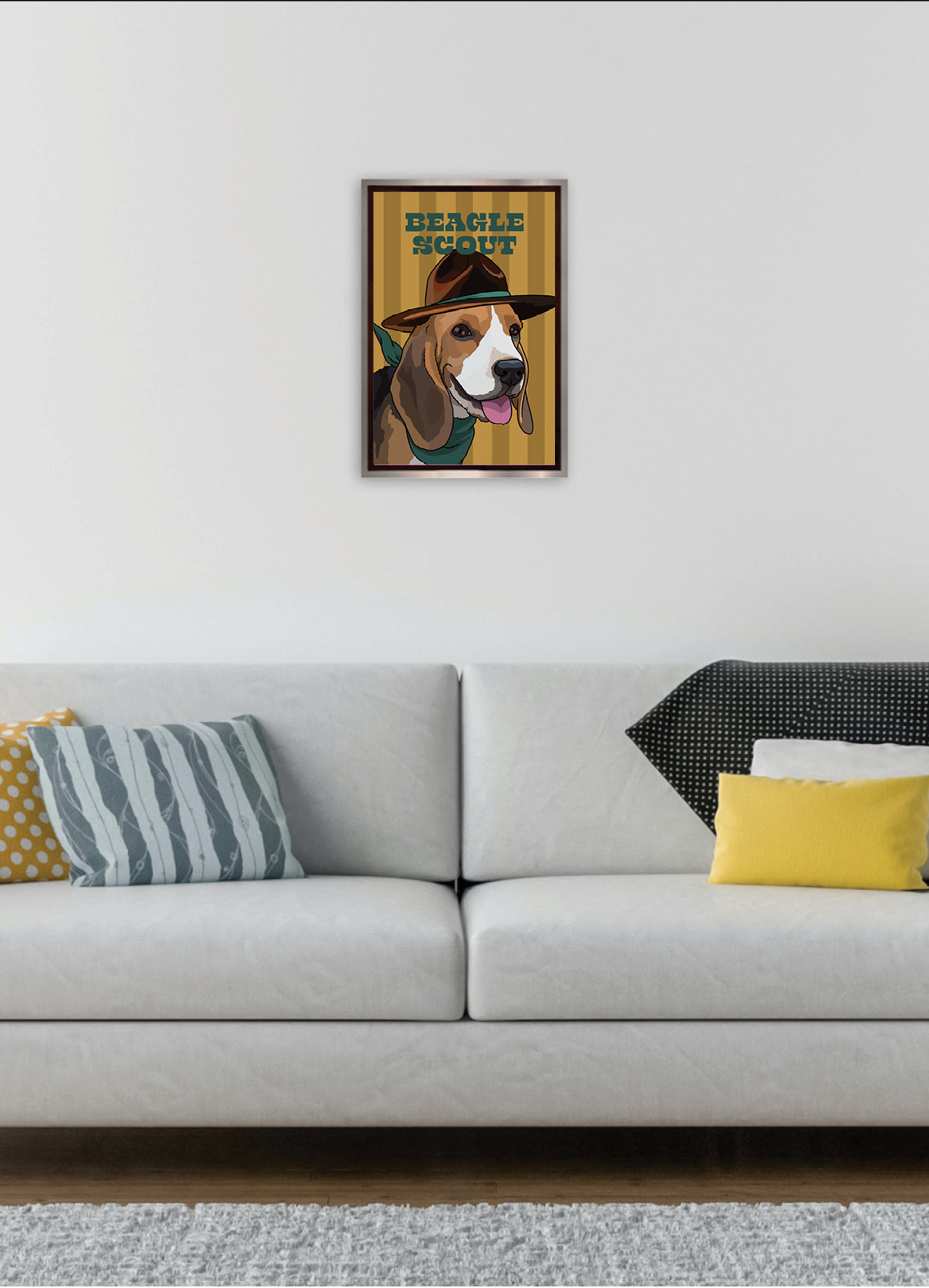 Beagle Scout (Beagle) Unframed Print