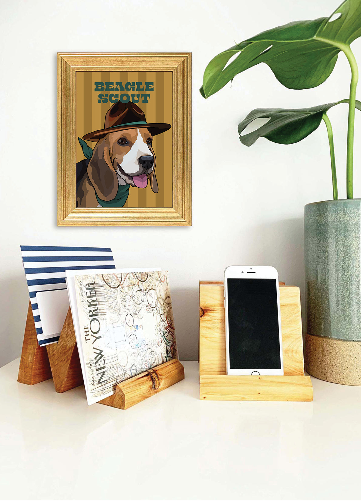 Beagle Scout (Beagle) Unframed Print