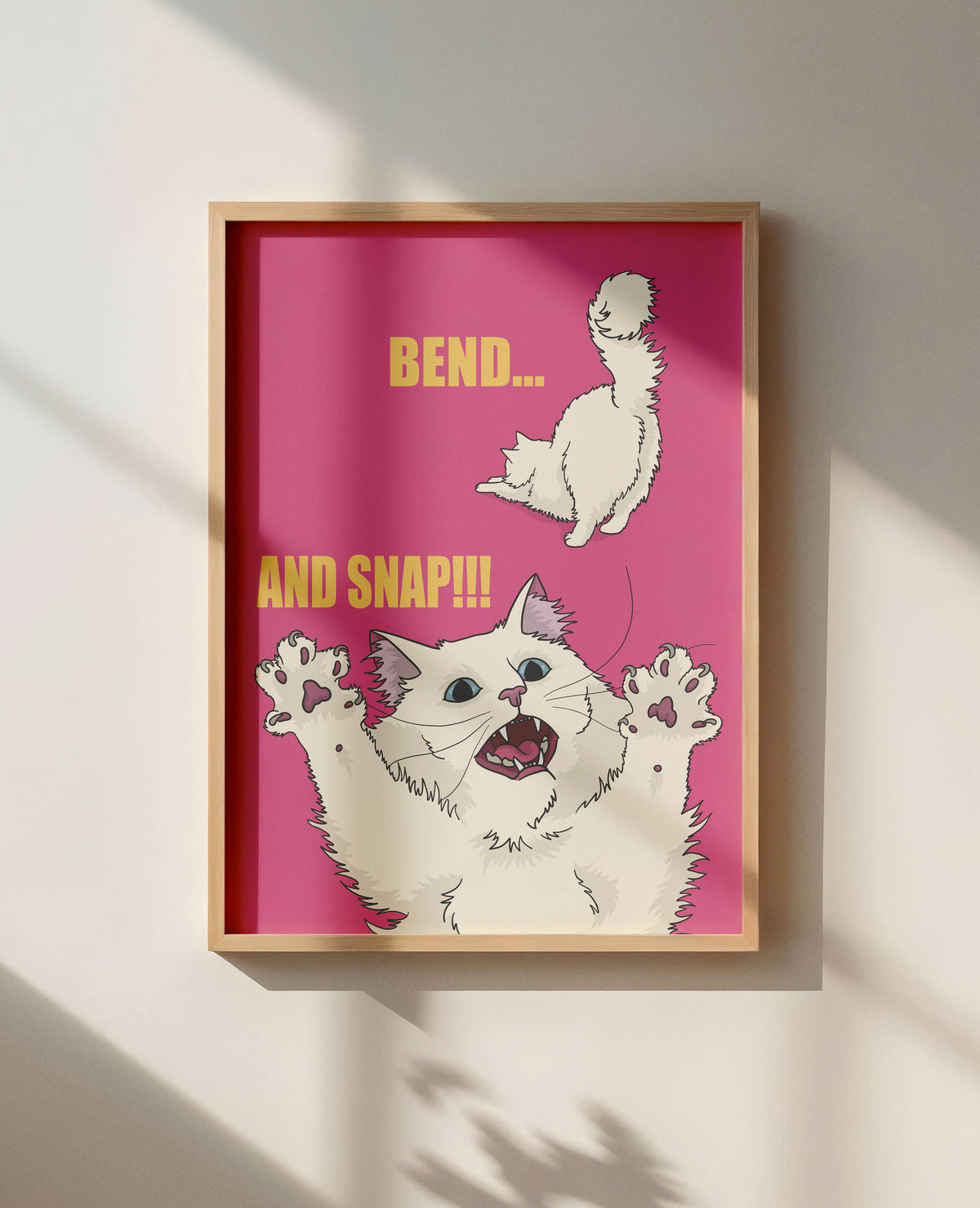 Bend and Snap Unframed Print