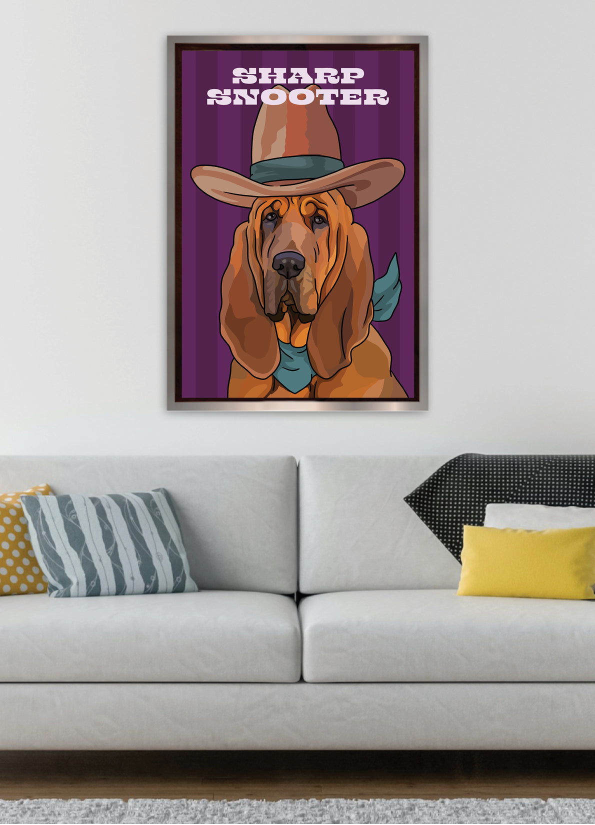Sharp Snooter (Border Collie) Unframed Print