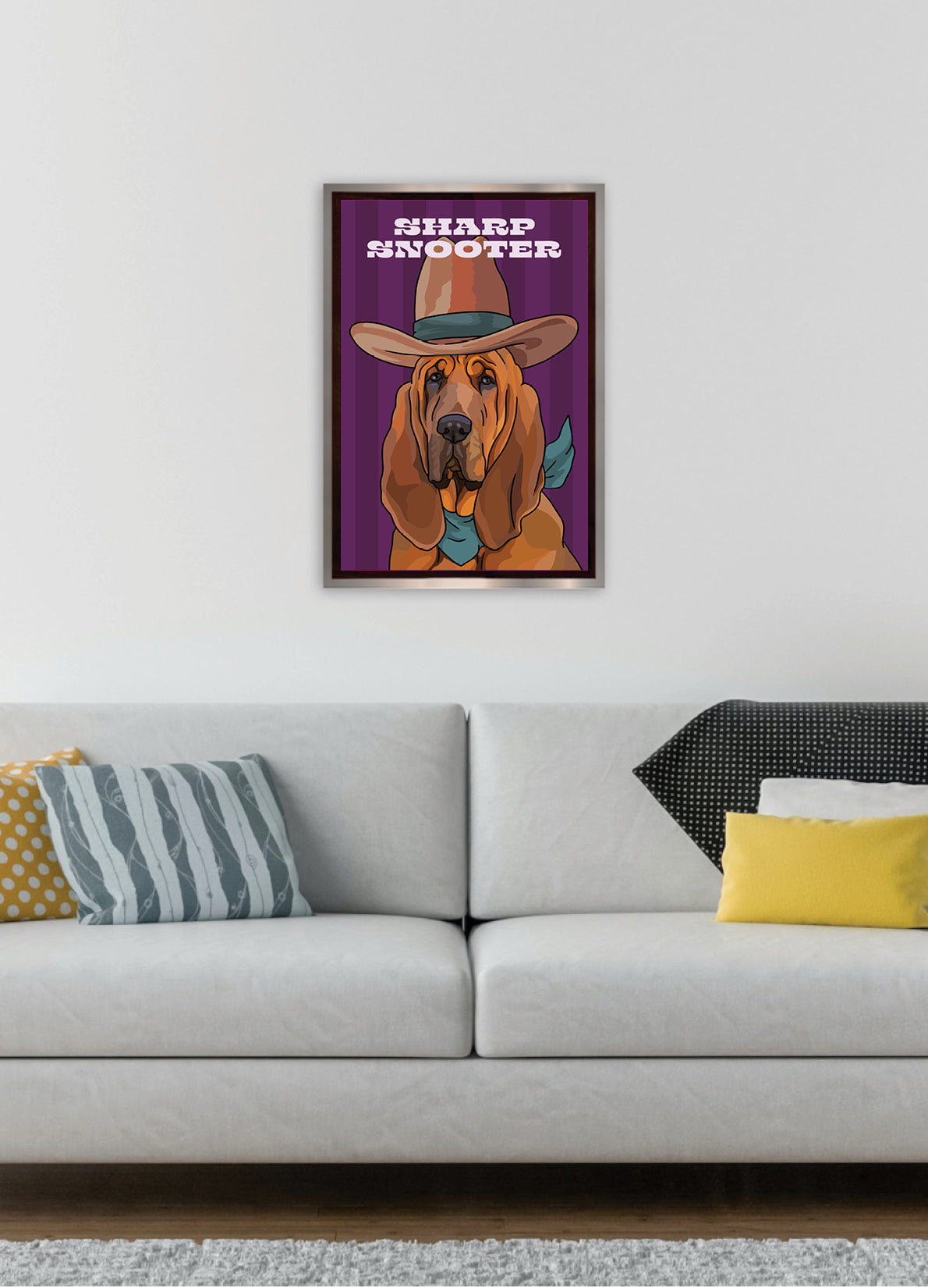 Sharp Snooter (Border Collie) Unframed Print