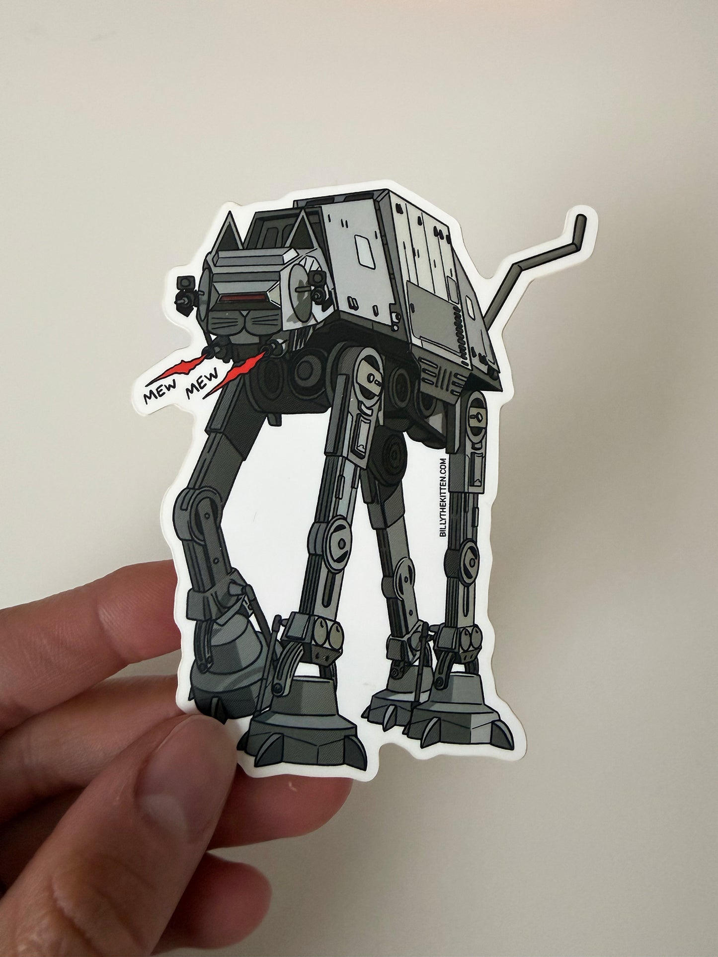 CAT-CAT 4" Vinyl Sticker