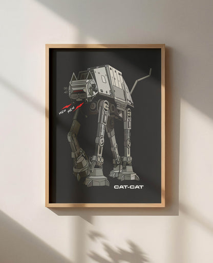 CAT-CAT Unframed Print