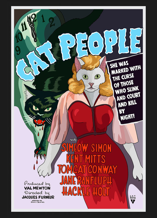 Cat People Unframed Print