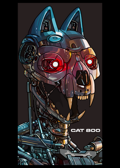 CAT 800 Unframed Print