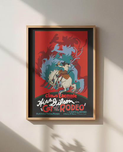 Cat of the Rodeo Unframed Print