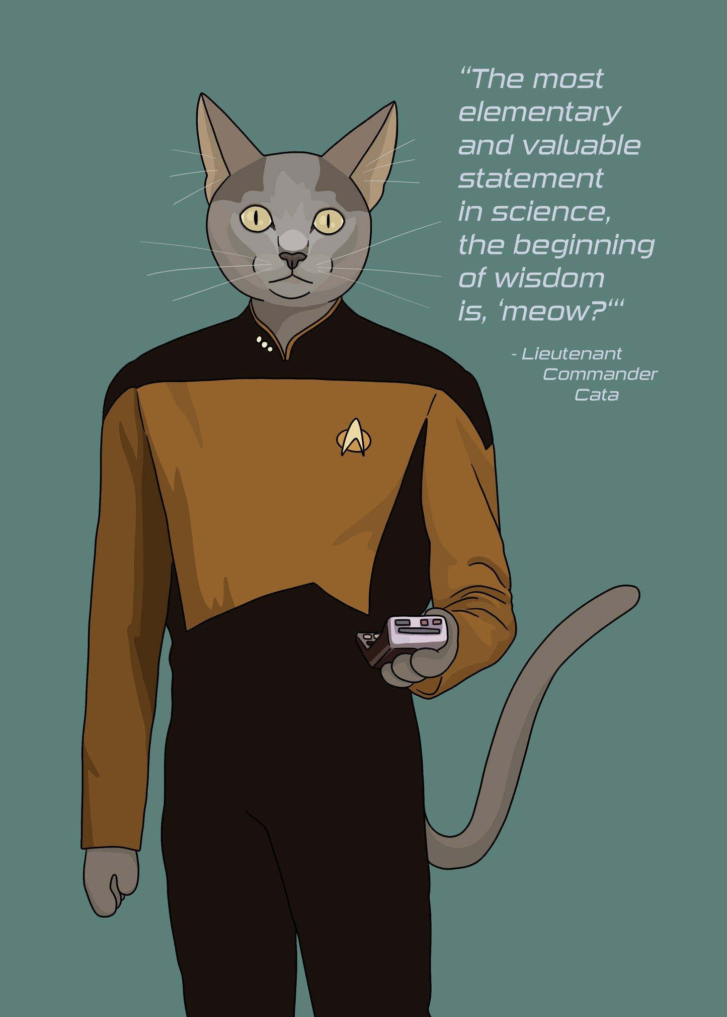 Lt Commander Cata Unframed Print