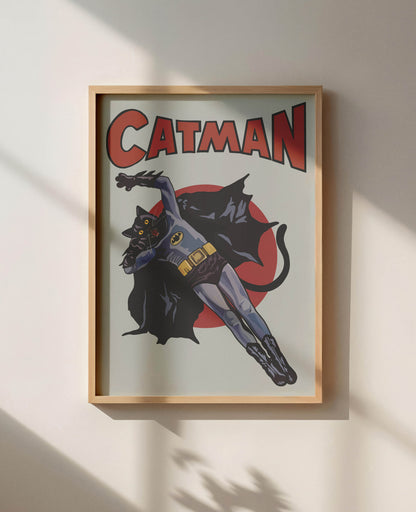 Catman Unframed Print