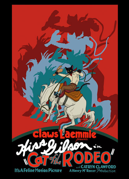 Cat of the Rodeo Unframed Print