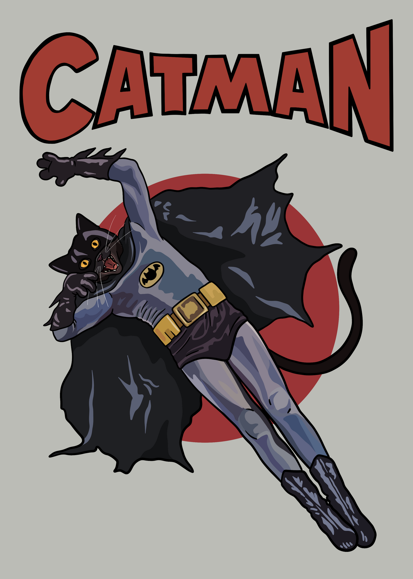 Catman Unframed Print