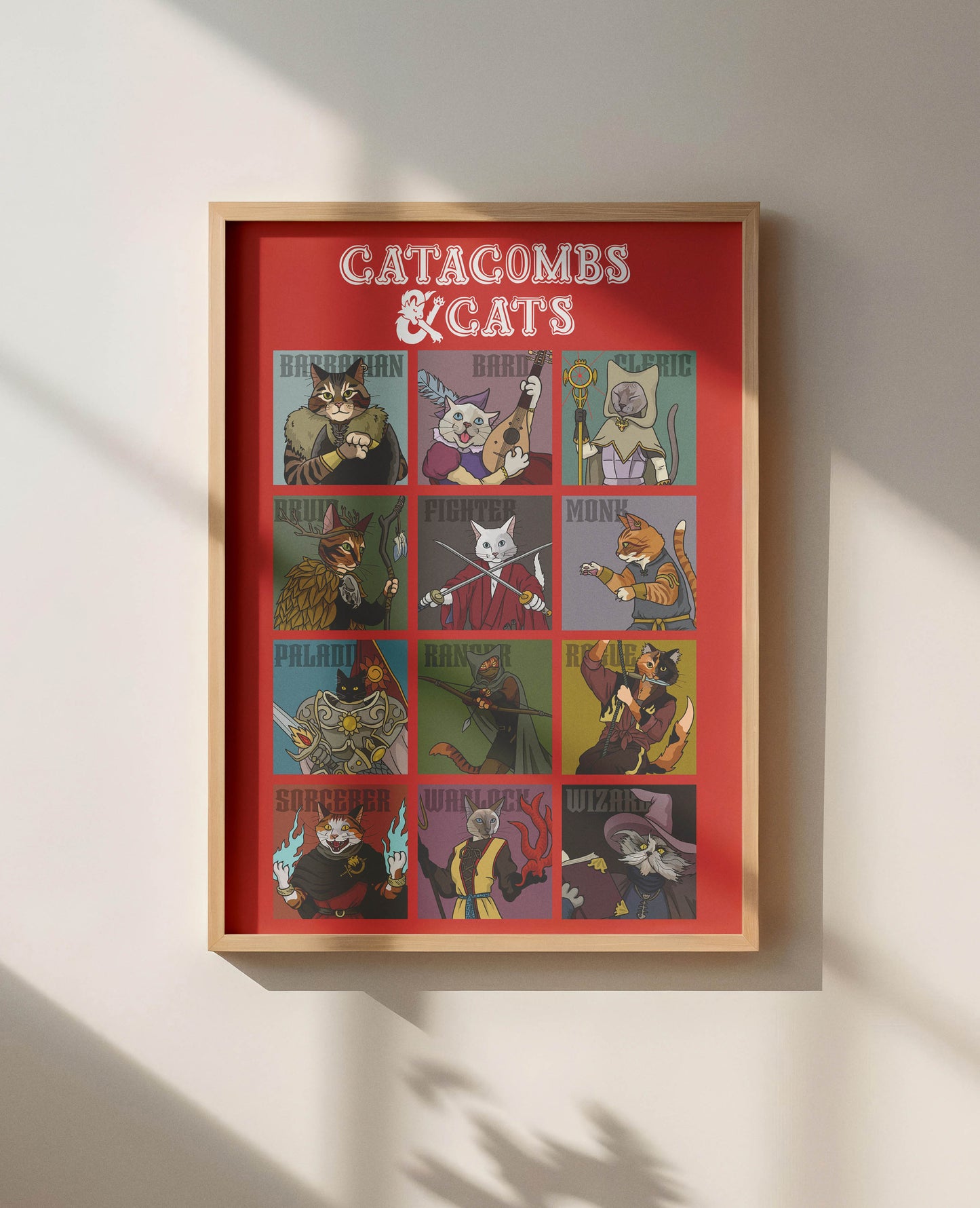 Catacombs and Cats Unframed Print