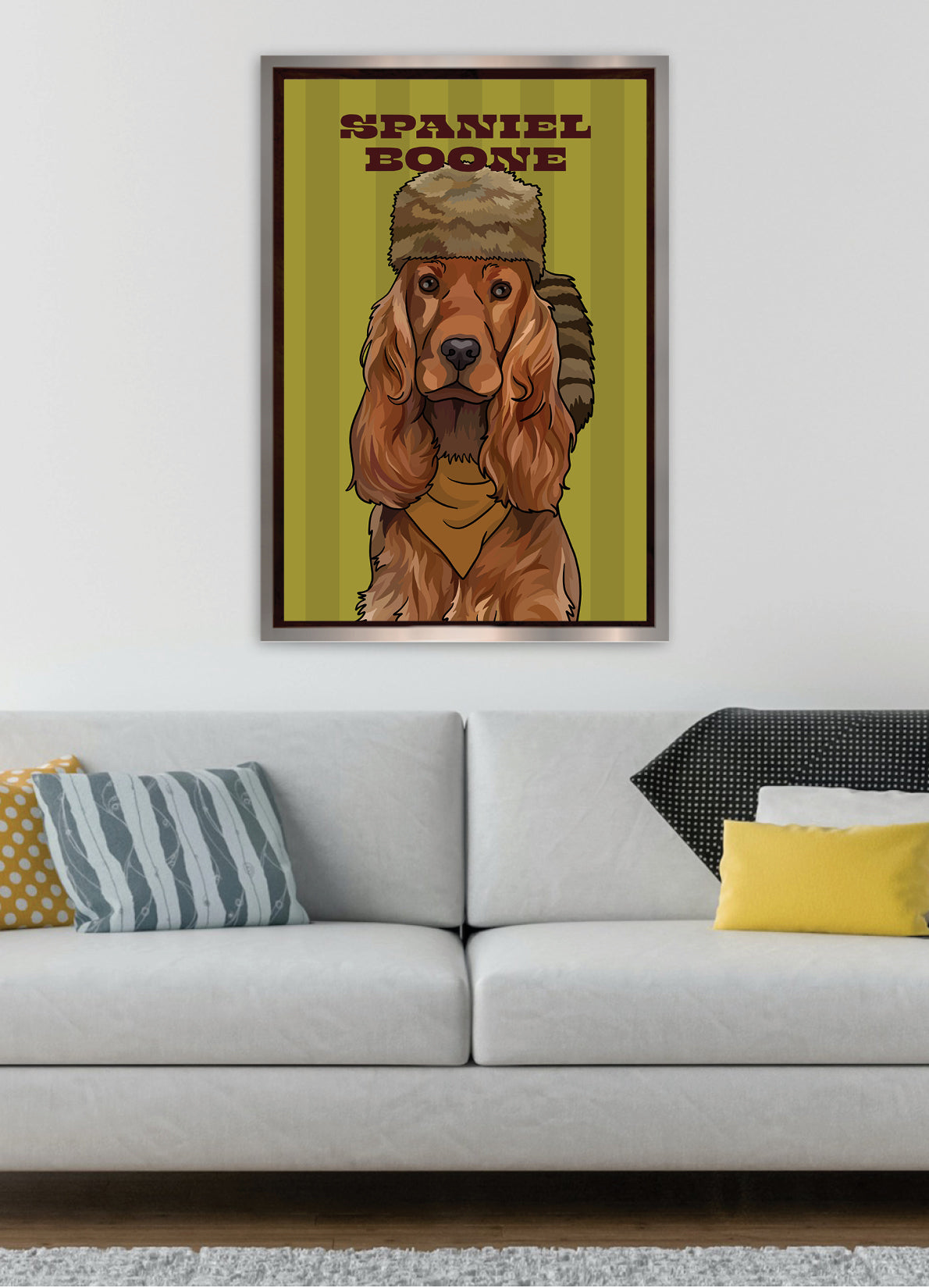Spaniel Boone (Cocker Spaniel) Unframed Print