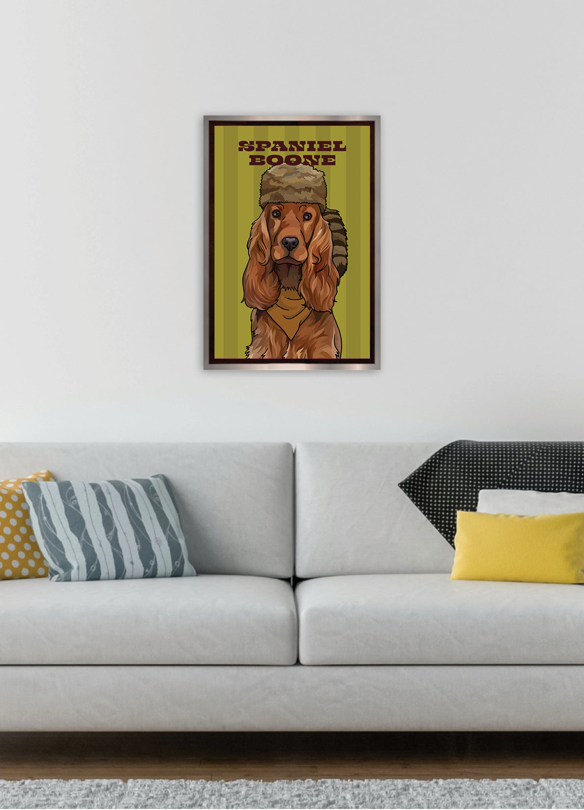 Spaniel Boone (Cocker Spaniel) Unframed Print