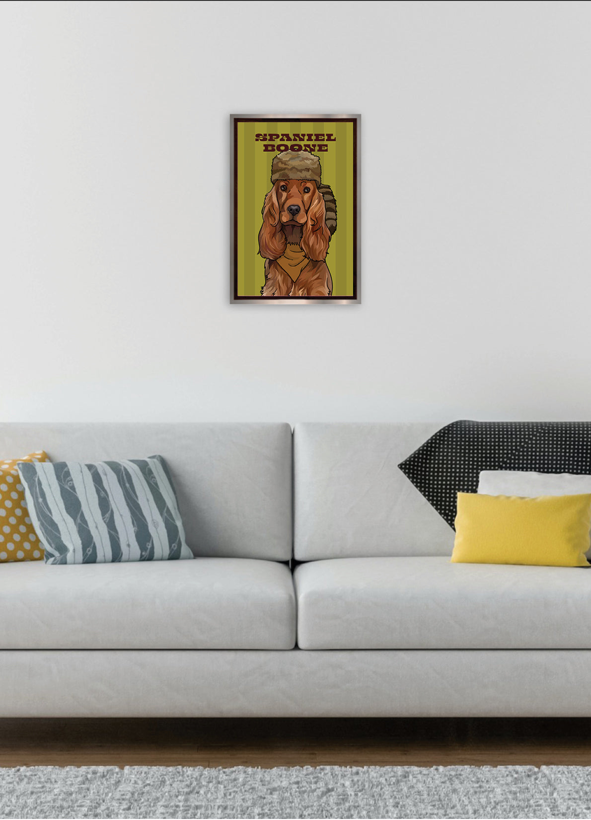 Spaniel Boone (Cocker Spaniel) Unframed Print