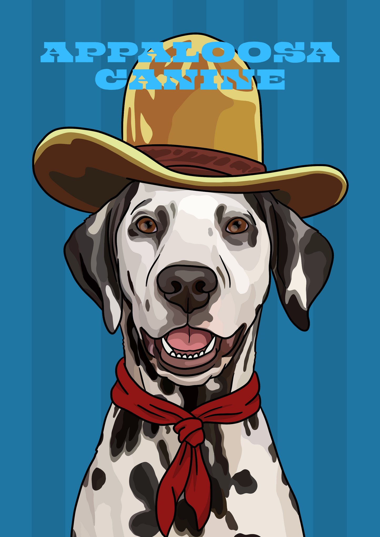 Appaloosa Canine (Dalmatian) Unframed Print