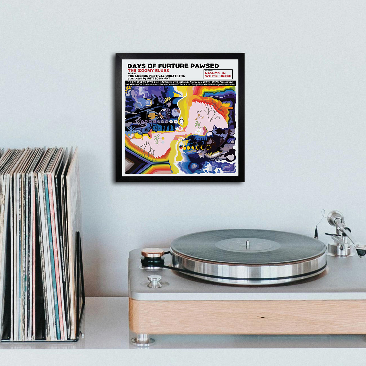 The Zoomy Blues Days of Furture Pawsed Unframed Print