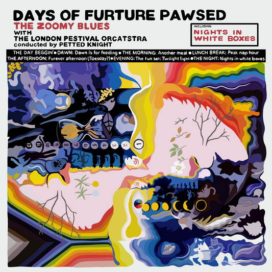 The Zoomy Blues Days of Furture Pawsed Unframed Print