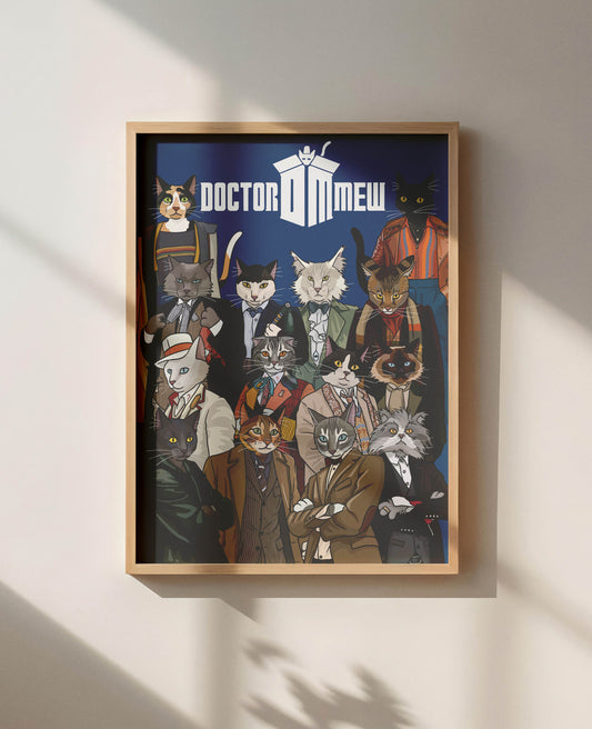 Doctor Mew Unframed Print