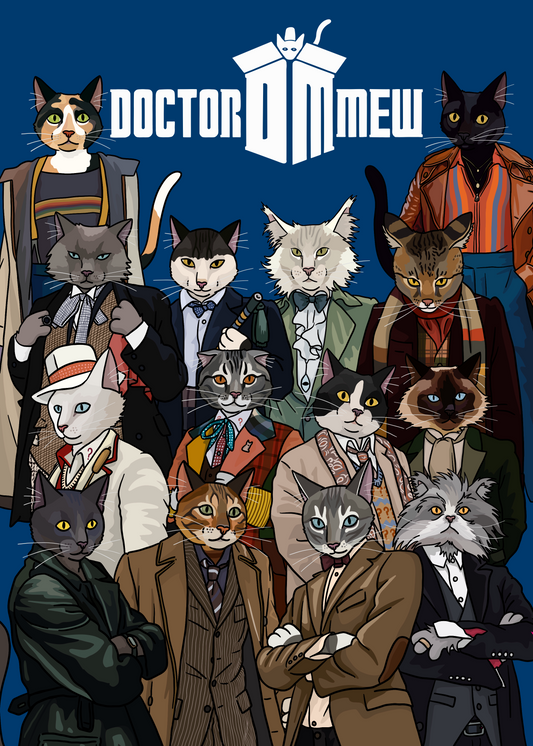 Doctor Mew Unframed Print