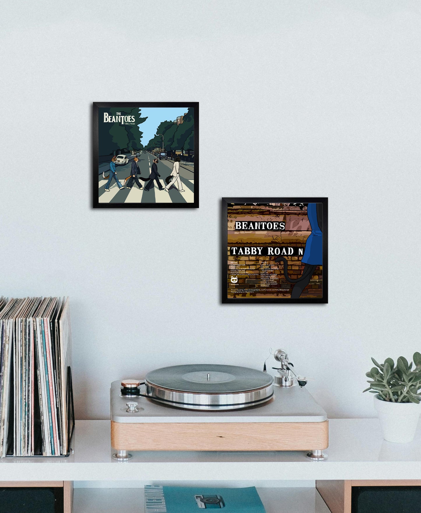 The Beantoes Tabby Road Unframed Prints