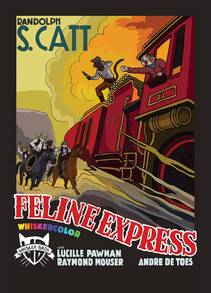 Feline Express Unframed Print