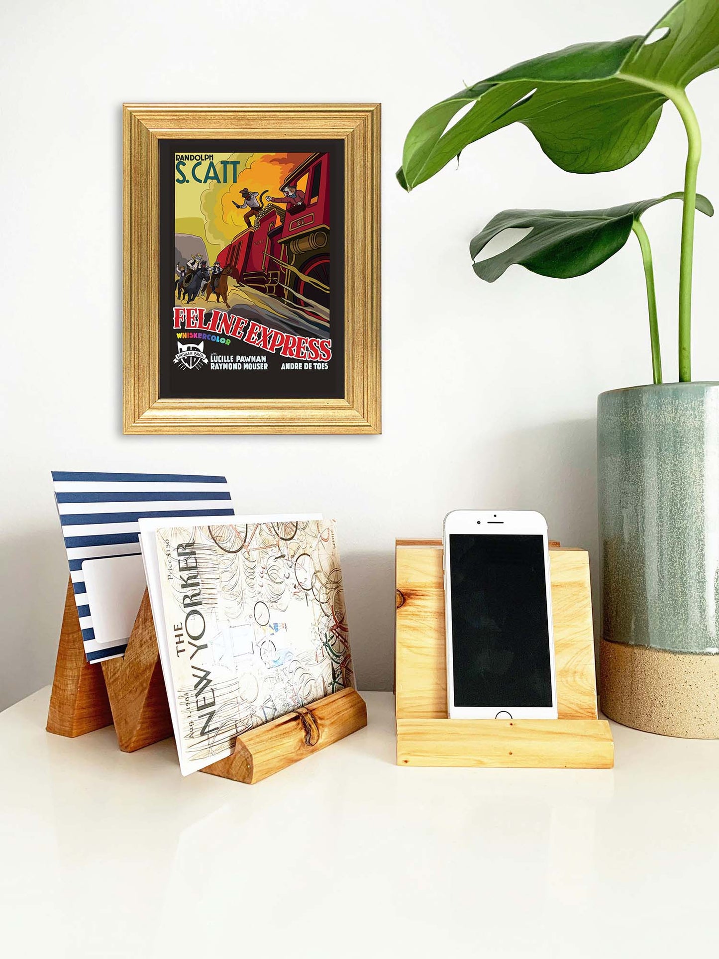 Feline Express Unframed Print