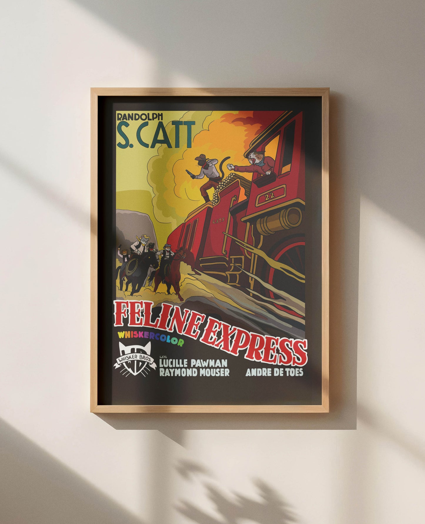 Feline Express Unframed Print