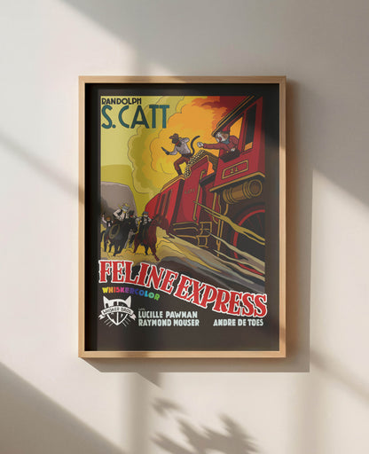 Feline Express Unframed Print