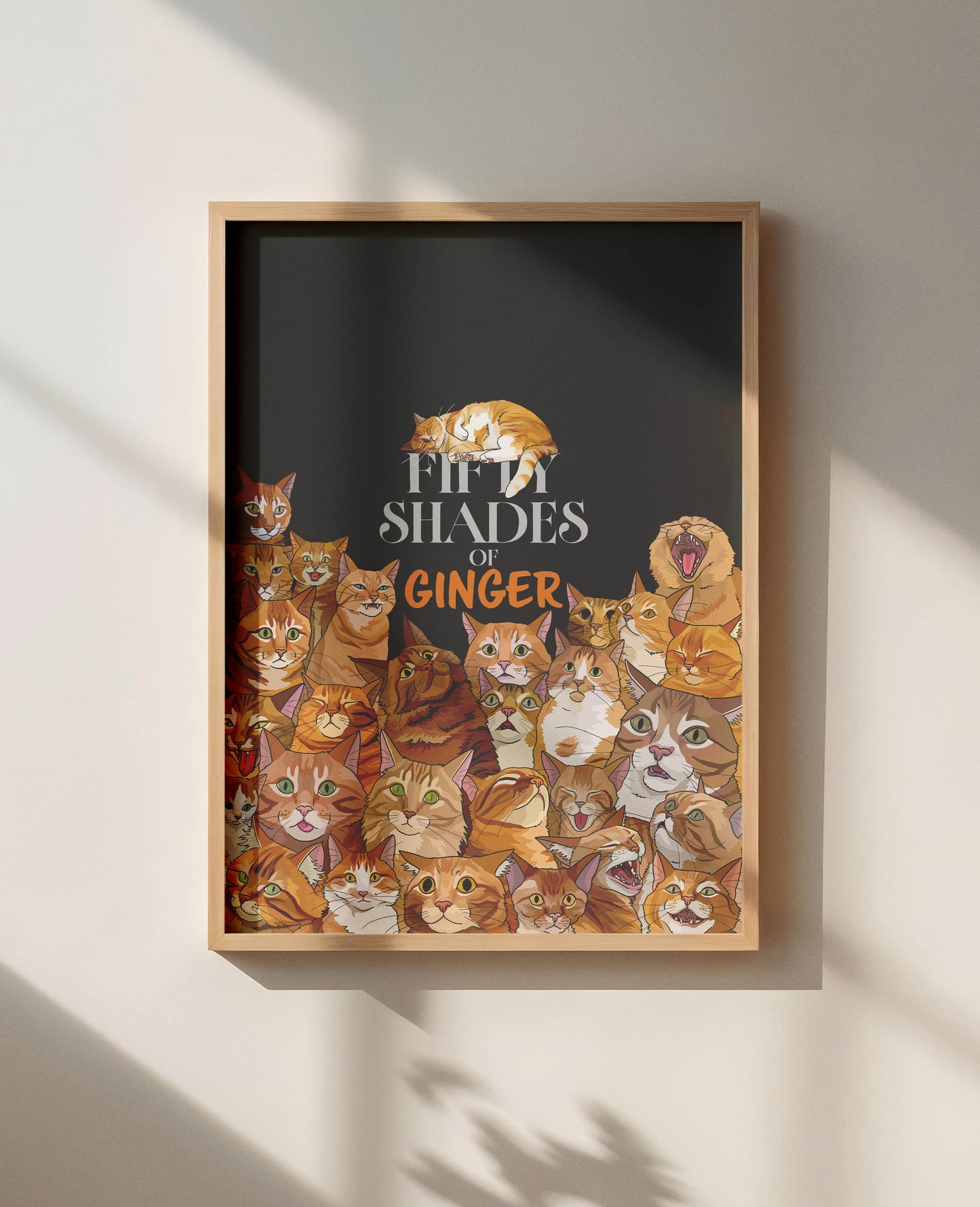 Fifty Shades of Ginger Unframed Print