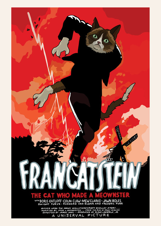 Francatstein Unframed Print