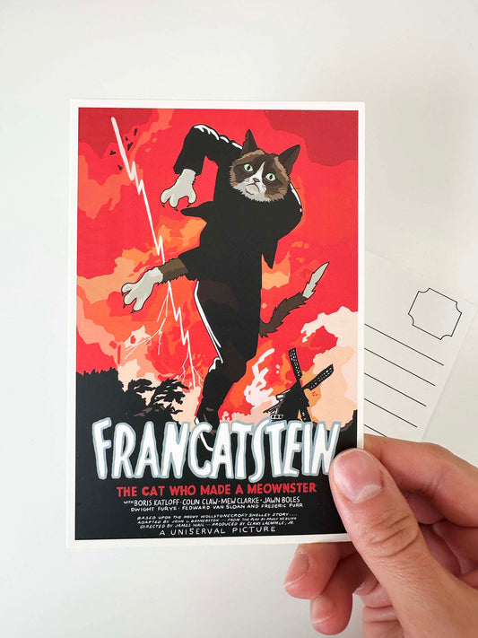 Francatstein Postcard