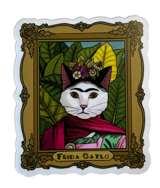 Frida Catlo 3" Vinyl Sticker